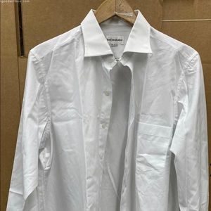 Authentic Yves Saint Laurent Men White Shirt Size